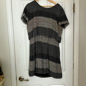 Madewell Open Back Blue Dress